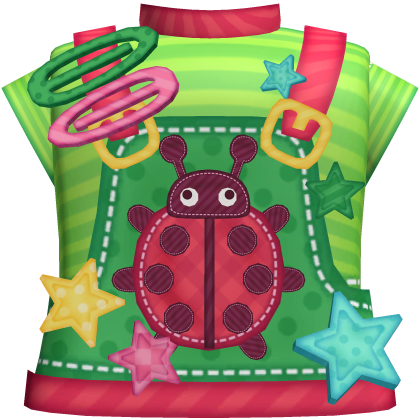 Cute Kawaii Green Igari Ladybug Overalls