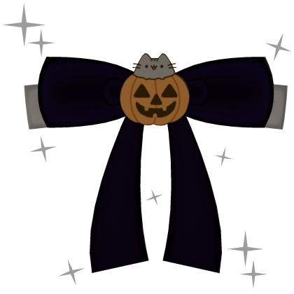 Halloween Pumpkin Bow | Dark Purple Roblox item
