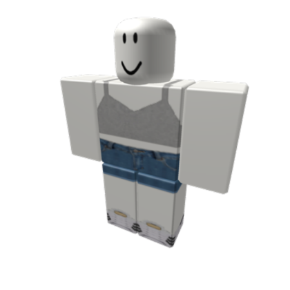 💎 Jean Shorts with White Adidas Shoes 💎 Roblox decal