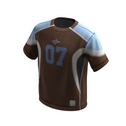 Y2K Streetwear 07 Soccer Jersey (Brown)
