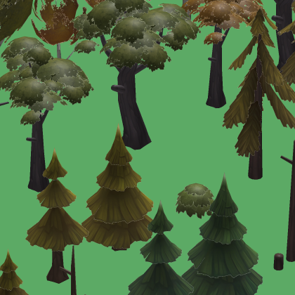Textured Stylized Forest Pack