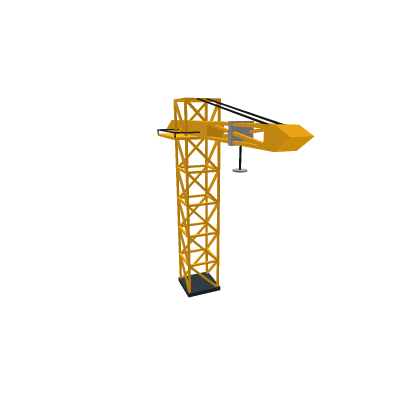 Yellow Construction Crane