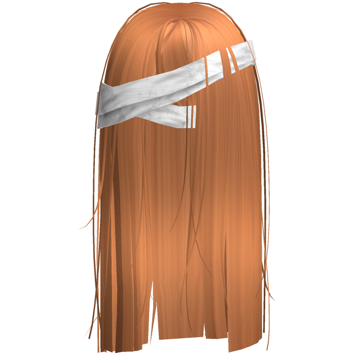 Horror Ginger Hair w White Face Bandages