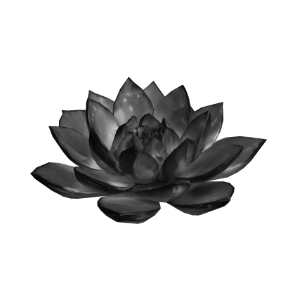 蓮の花 black lotus flower hairpiece Roblox item