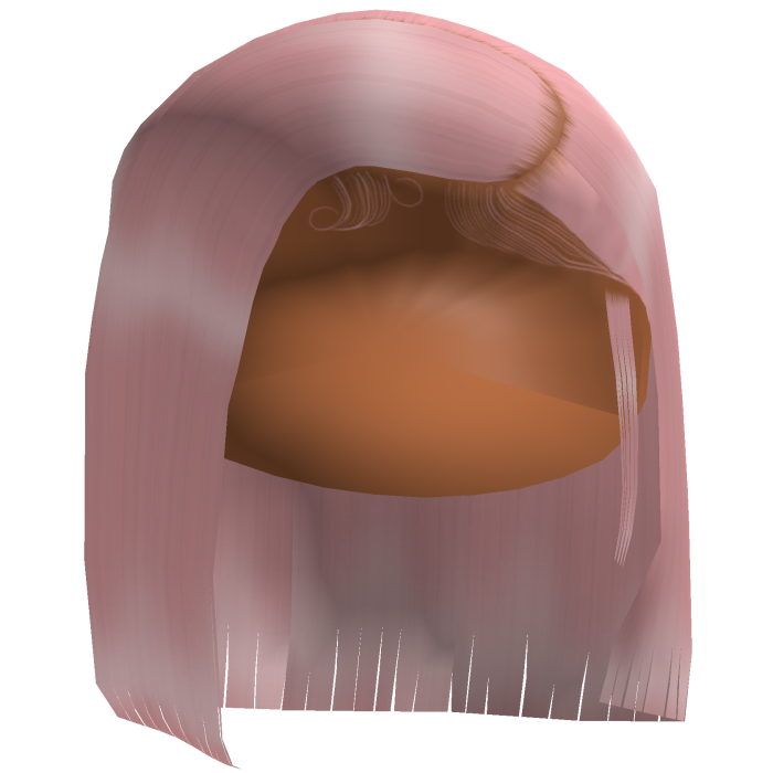 𝓭 Straight Side Part Bob (Pink)