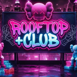 (KAWS) ROOFTOP+CLUB