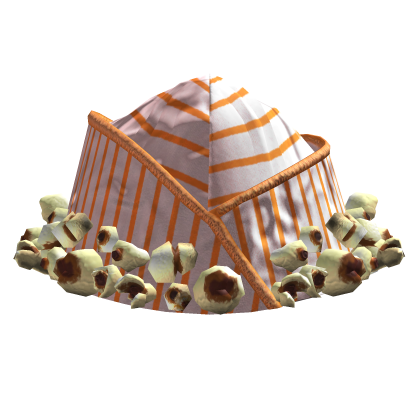 Orange stripe popcorn dixie cap