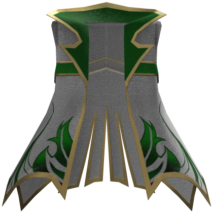 Royal Knight Coat - White Green