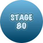 Reach Stage 80! Roblox badge thumbnail