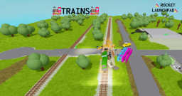 [🚜]Zniszcz samochody pociągami i rakietami 💥