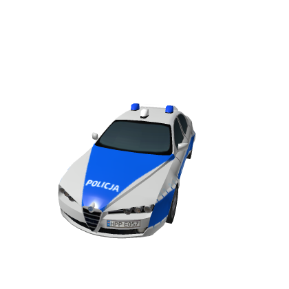Polish police car