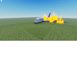 PLANE ON FIRE