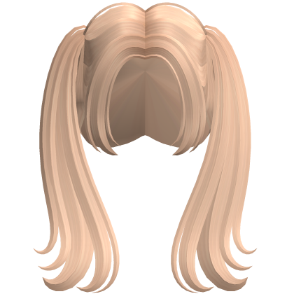 Hair of two ponytails emo y2k rubian color ♡ Roblox item