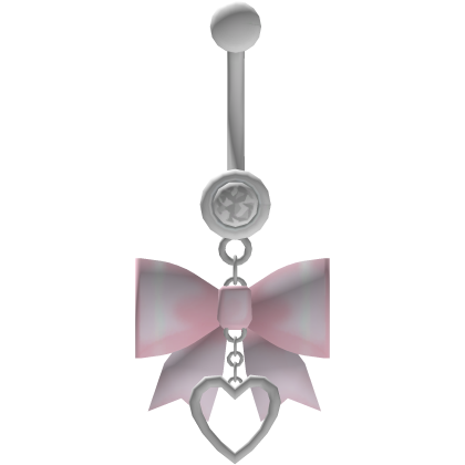 ♡ (3.0) pink belly piercing