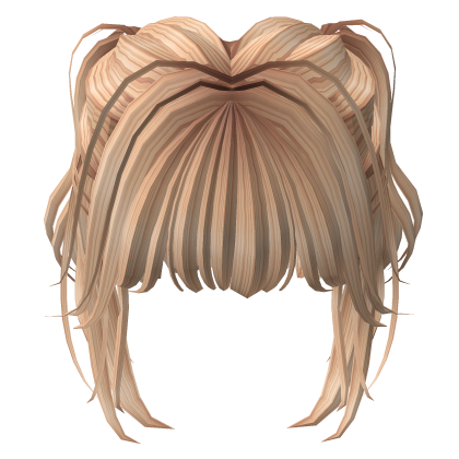 Messy Pigtails - Blonde Roblox item