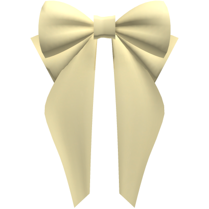cutesy basic hair bow yellow