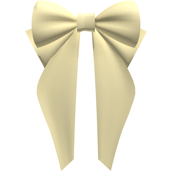 cutesy basic hair bow yellow