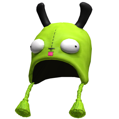 Emo Vkei Zim GIR Tassel Green Alien Beanie