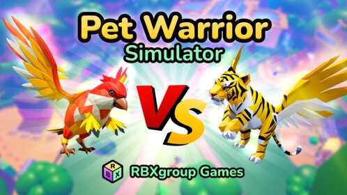 Pet Warrior Simulator! 🐉🐅🦅