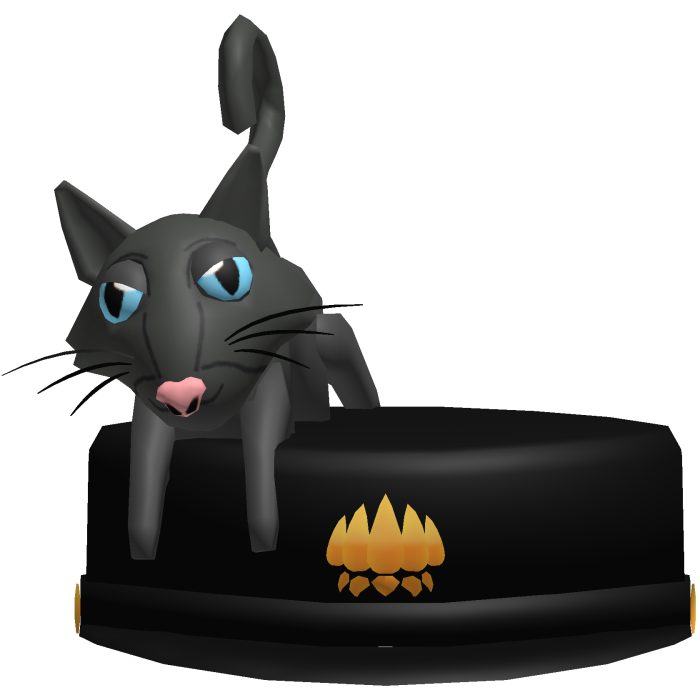 🗝️ Coraline Black Military Hat & Cat