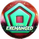 10,000 BOBUX Exchanged Roblox badge thumbnail