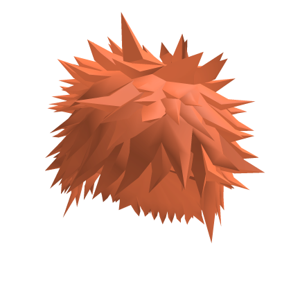 Roblox Item Orange Spikey Samurai Hair