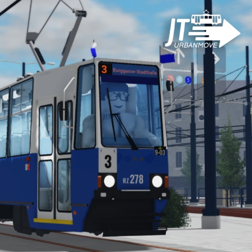 Jay's Transport Urbanmove Tram & Bus Simulator official Roblox game thumbnail