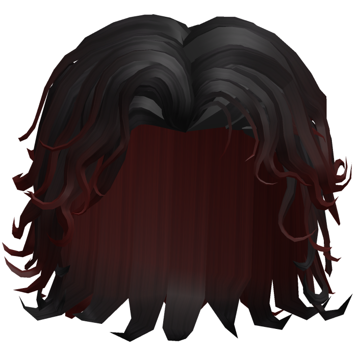 Wavey Black & Red Surfer Male Curly Hair