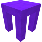 table but purple