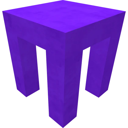 table but purple Roblox item render