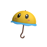 Princess Cute Face Parasol
