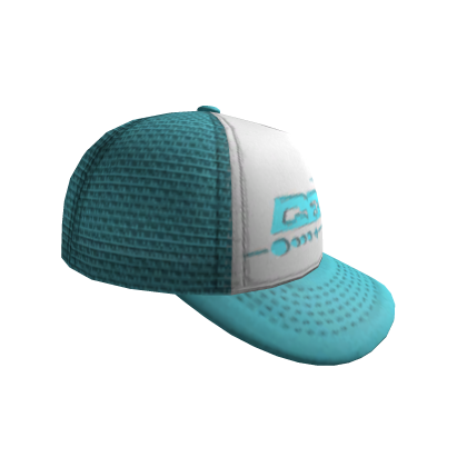 SIDEWAYS GENK TRUCKER CAP -- BLUE Roblox item
