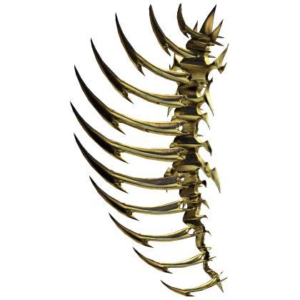 Gold Spiked Skeletal Gothic Extreme Vkie Spine Roblox item