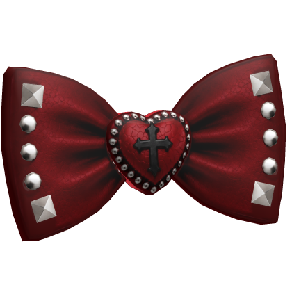 Vampire Red Vkei Studded Hairclip