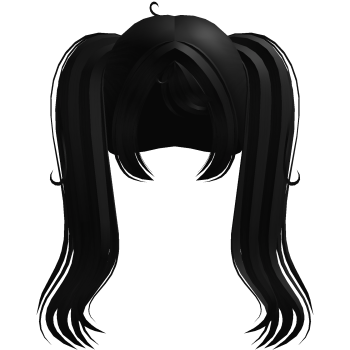 ۶ৎ | moe swirly scruffy shy black pigtails