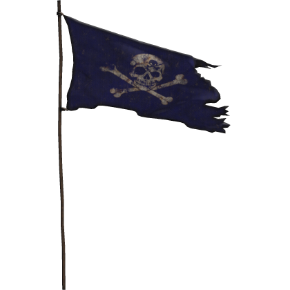 Maximalism Pirate Flag Blue Back thumbnail