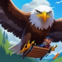 Cart ride into an eagle for REAL mod admin [ADMIN}