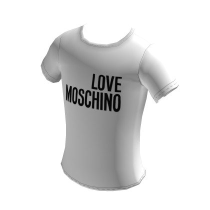 Moschino White Love T-Shirt thumbnail