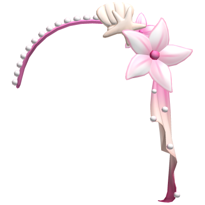 . ‿ ♡ cute pink ombre tropical headband ⊹ . ୨୧ Roblox item