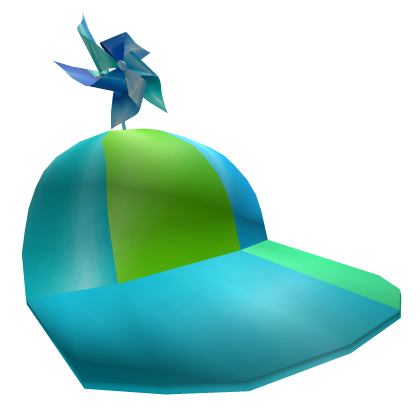 Frutiger Aero Pinwheel Propeller Cap