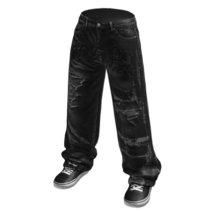 Y2K Distressed Baggy Jeans