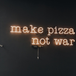 Lux girls pizza!