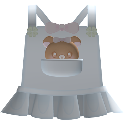 . ‿ ♡ cutest matching kuma clover overalls