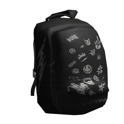 (1.0) Emo Skateboarder Artist Shoulder Backpack