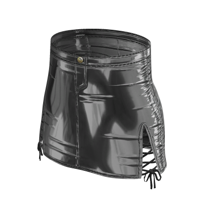 Silver Latex Skirt thumbnail