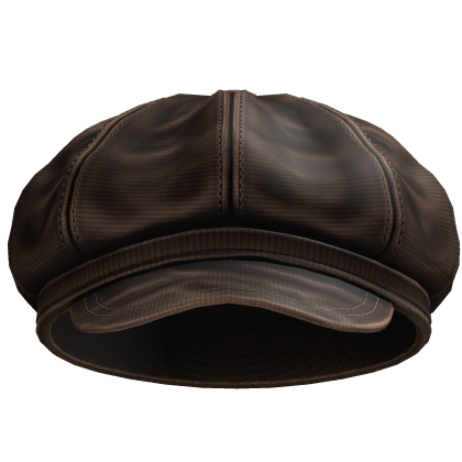 Trendy Aesthetic Beret (Brown Plaid) Roblox item