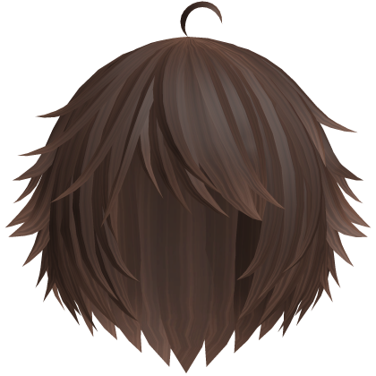 Brown Cute Kawaii Emo Anime Tuft Hair Roblox item