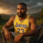 Cart Ride Into Lebron