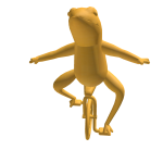 Tiny Golden Frog