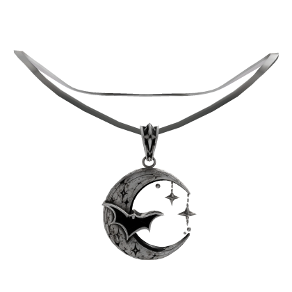 Starry Night Moon pendant